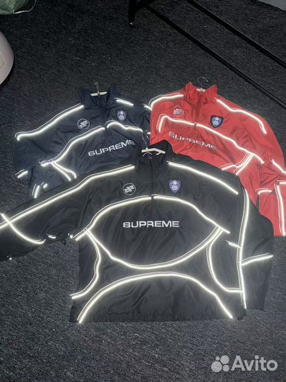 Supreme Reflective Piping Pullover