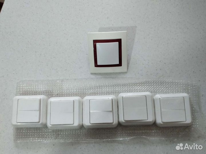 Выключатели 2х клавишные
