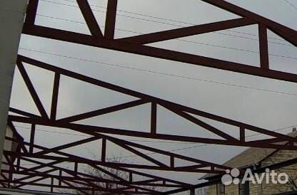 Фермы металлические для навеса