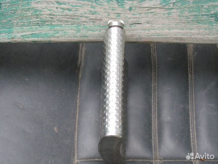 Фляжка из нержавейки плоская карманная 400 гр