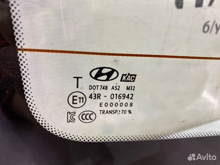 Стекло заднее Hyundai Solaris HCR G4LC 2018