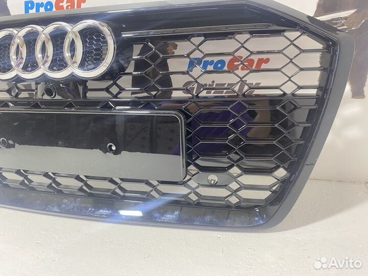 Решетка радиатора Audi A6 C8 RS черная