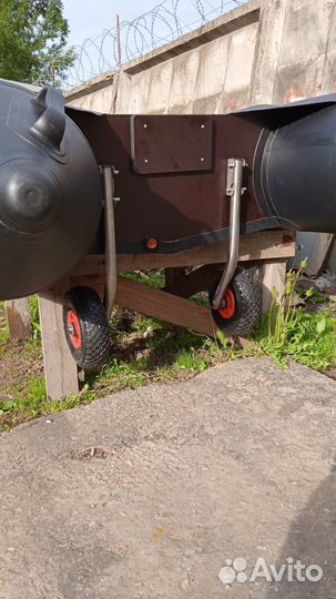 Транцевые колеса №1.4, удлиненные, нержавеющие