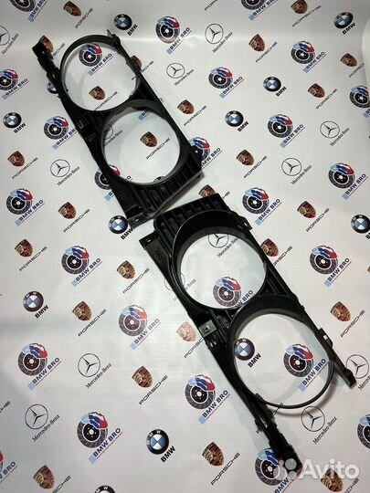 Рамки очки фар BMW E34 рестайлинг