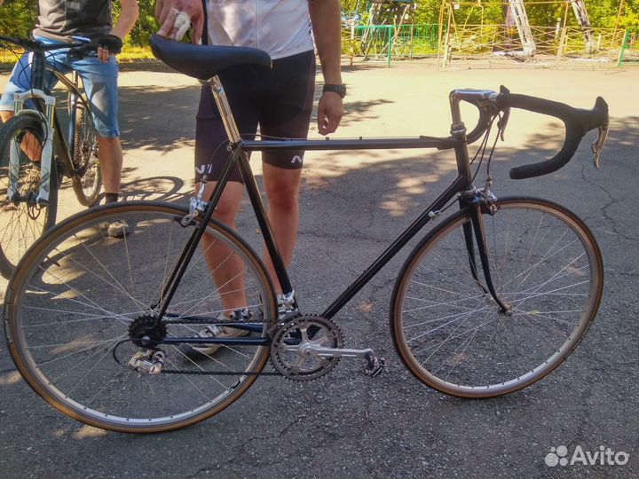 Винтажный шоссейник на итальянской обвеске