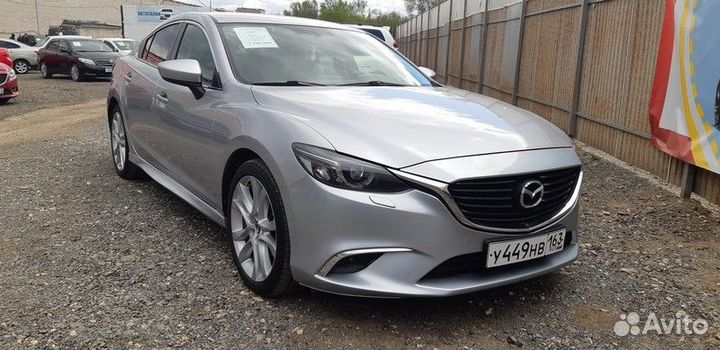 Накладки на пороги пластиковые на Mazda 6 