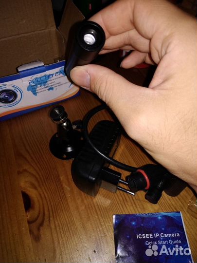 Миниатюрная IP видеокамера фокус 16 мм