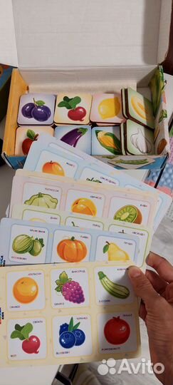 Деревянное детское лото