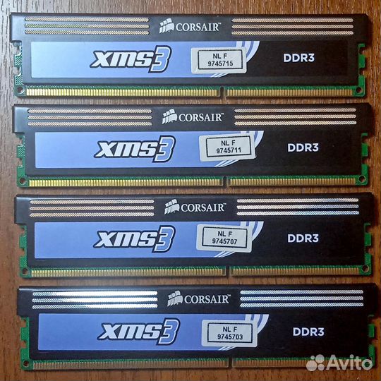 DDR3 4x2 Gb 2000 Mhz