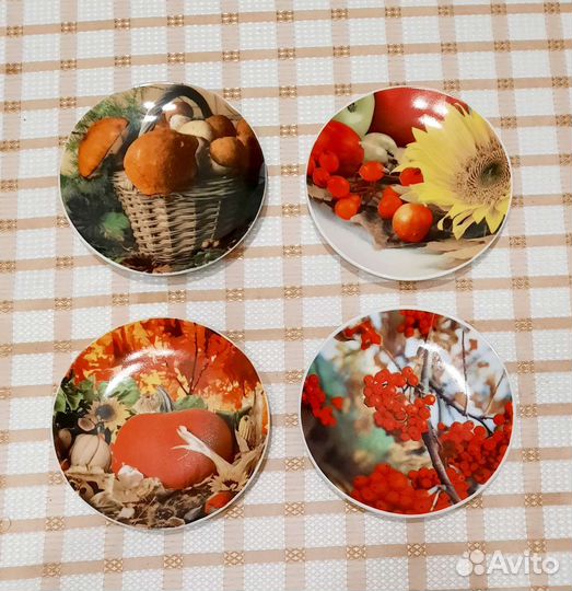 Тарелки декоративные 4 шт