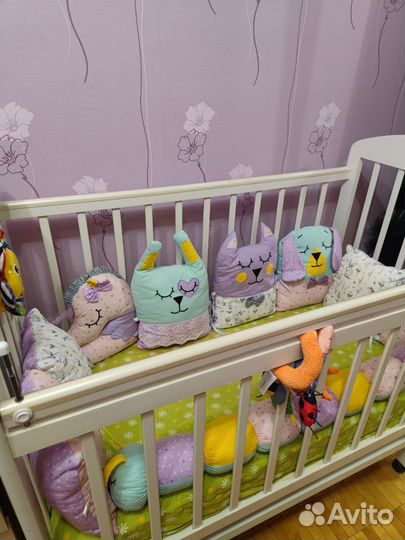 Эксклюзивные бортики в детскую кроватку