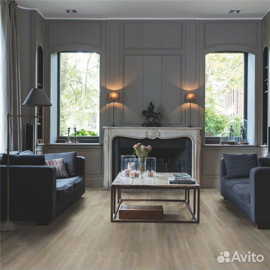 Виниловый Ламинат Quick-Step Balance Click Серо-Бу