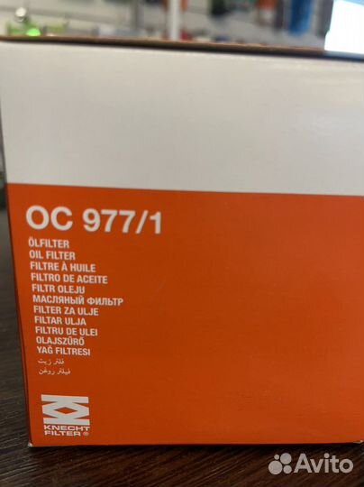 Масляный фильтр Mahle oc-977/1