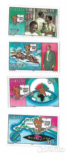 Марки Сенегала 1972-1977 гг чистые
