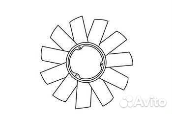 Лопости вентилятора MB W214/140/202/210 91-02W202