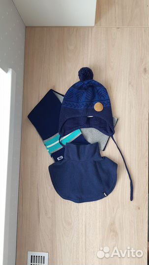 Комплект шапка шарф снуд Reima демисезонный