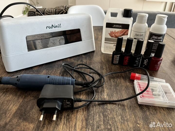Лампа RuNail и все для маникюра