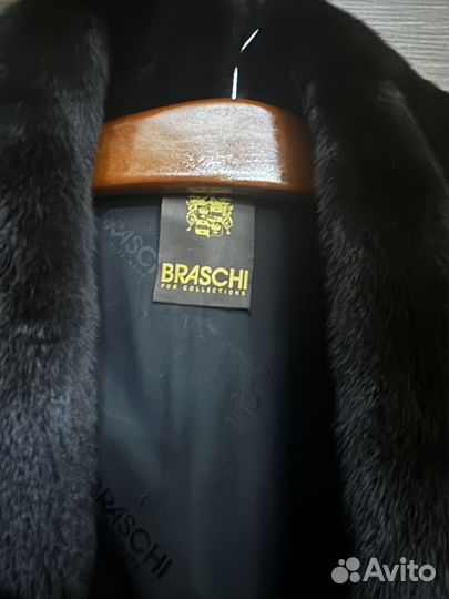 Шуба норковая braschi black nafa