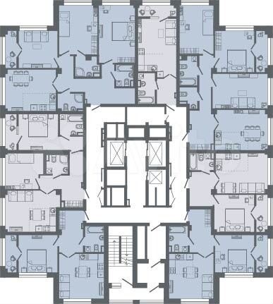 2-к. квартира, 77,3 м², 22/22 эт.
