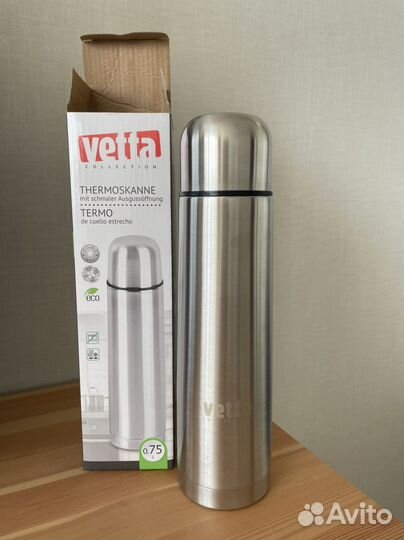 Термос Vetta объем 0,75л. новый