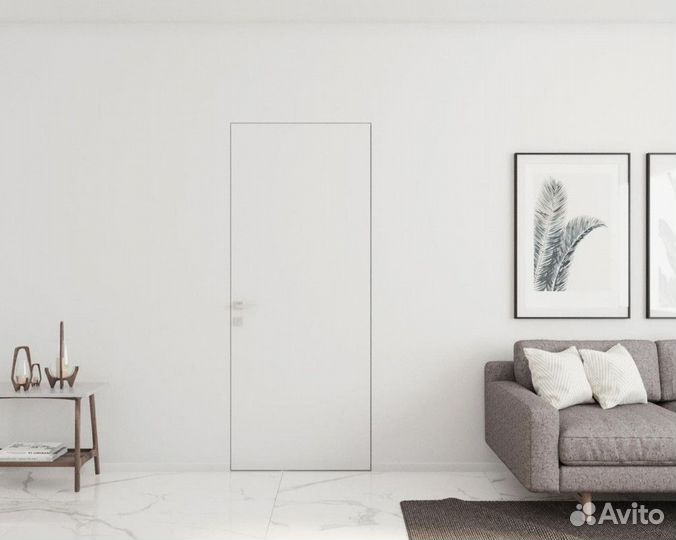 Двери межкомнатные скрытые под покраску, отделку