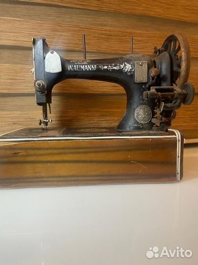 Швейная машинка naumann юбилейная 1870-1895г