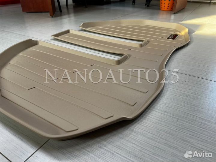 Коврик 3D LUX Багажник Alphard 2015-2023 Бежевый