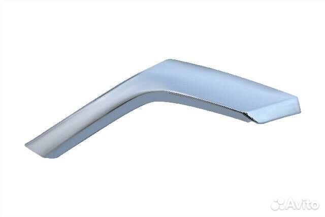 Молдинг бампера переднего левый нижний pajero