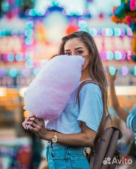 Сладкая вата на праздник с кондитером