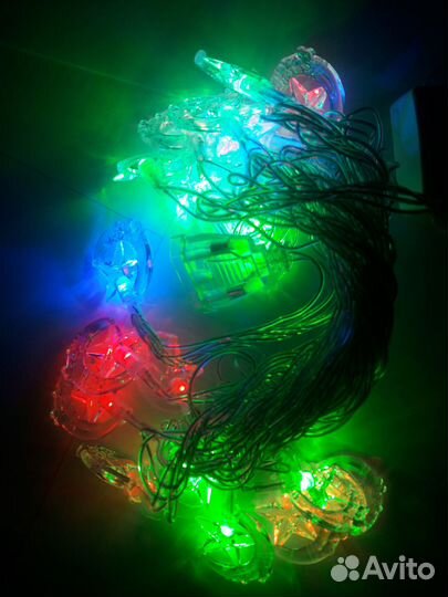 Гирлянда с переливами красивая