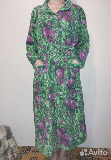 Халат фланелевый