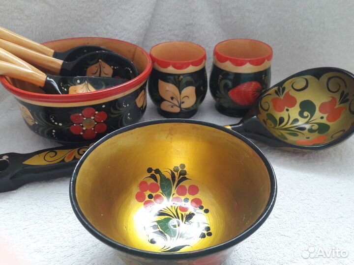 Хохлома cccр. Винтаж