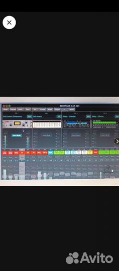 Микшер цифра Behringer xr12 и RCF 710