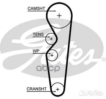 Ремень грм 5665XS Gates