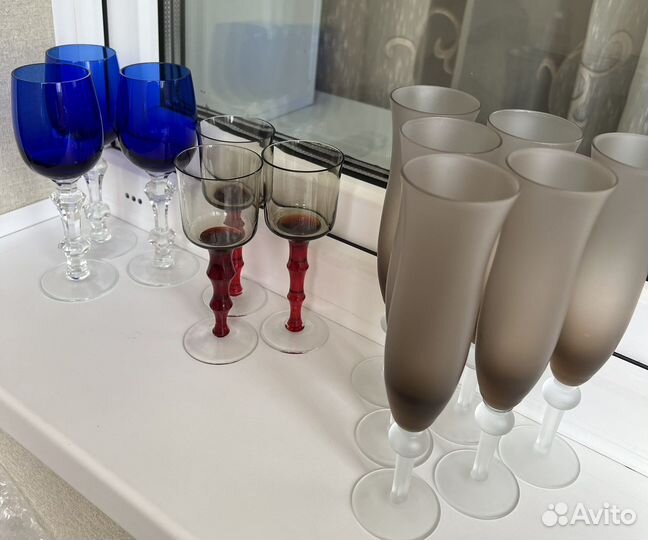 Фужеры Лель, Суздаль, Мещерский цветок гхз