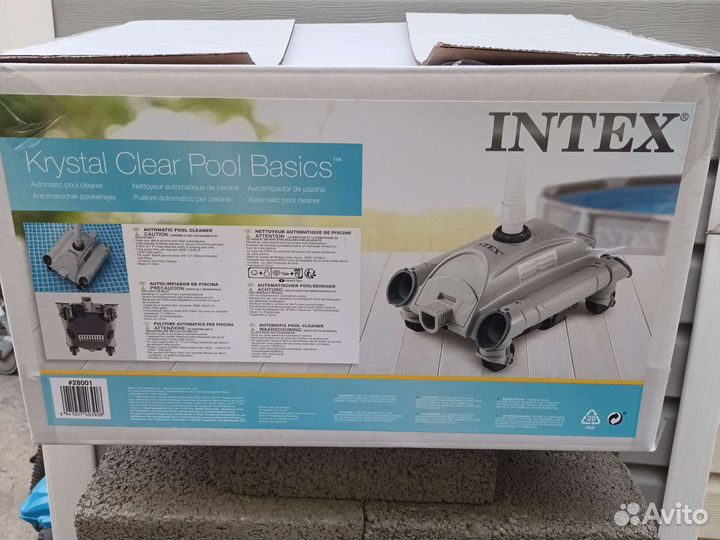 Автоматический пылесос для бассейна intex 28001