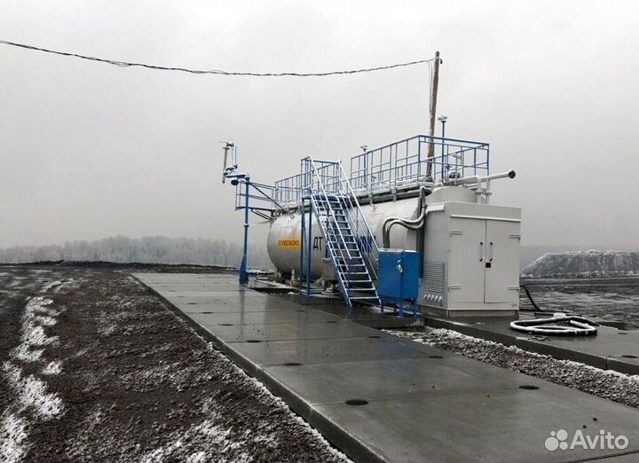 Контейнерная АЗС для заправки своей техники