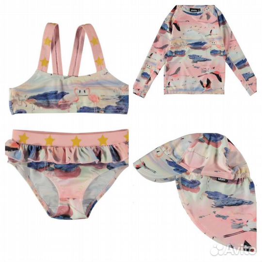 Комплект рашгард купальник панама Molo 86 92 новый