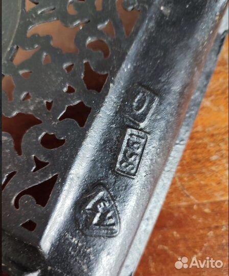 Каслинское кусинское литье часы настольный