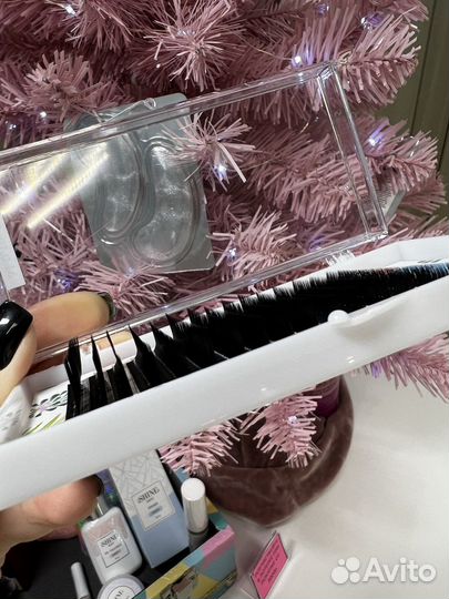 Ресницы для наращивания лэш энд гоу М 0.1 микс