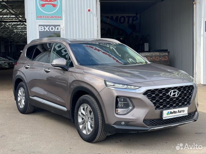 Hyundai Santa Fe 2.2 AT, 2019, 111 000 км