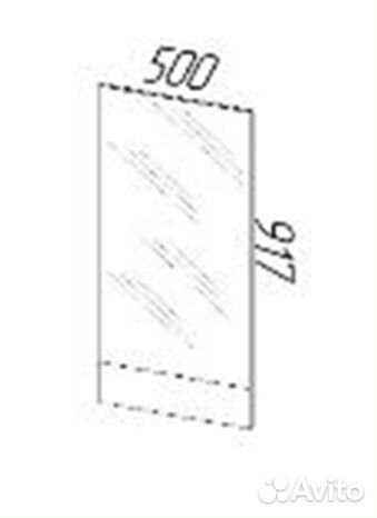 Зеркало Ника з500, ясень шимо