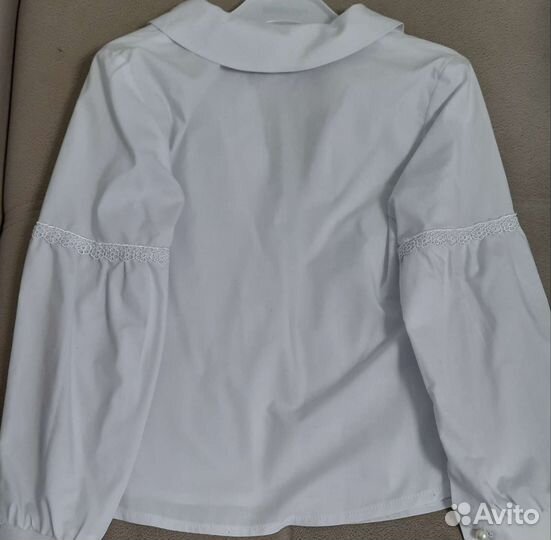 Блузка белая школьная