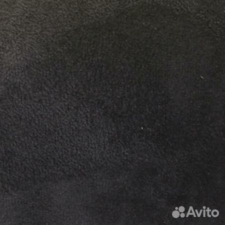 Алькантара на поролоне черный