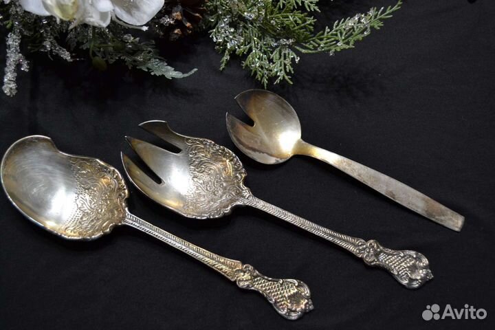 Ложка и вилка салатная Индия Таллин