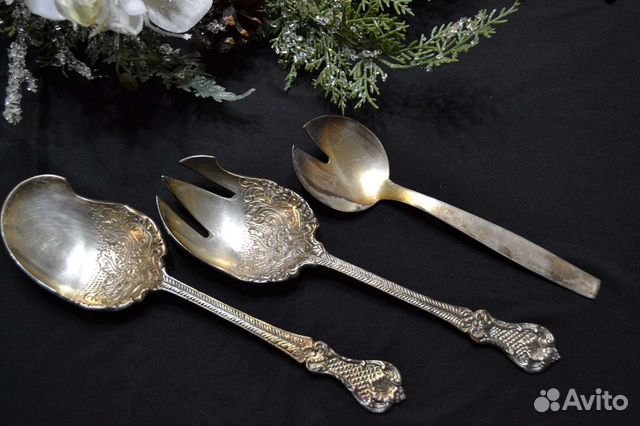 Ложка и вилка салатная Индия Таллин