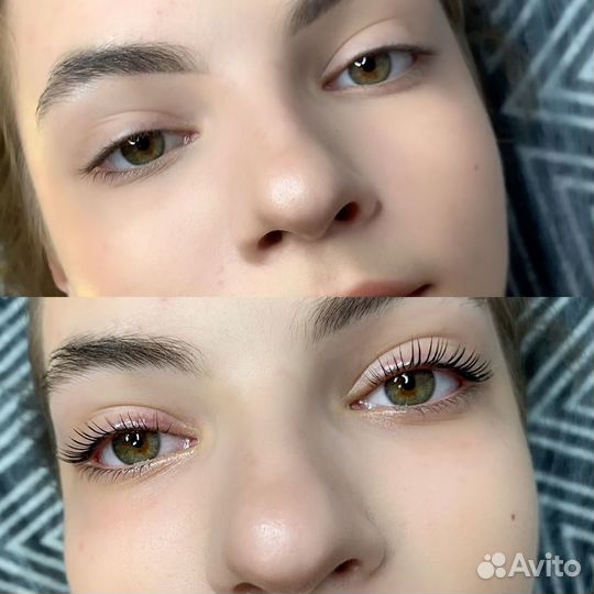 Модель ламинирование ресниц и бровей