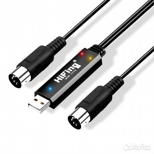 Миди-адаптер USB-midi HiFing