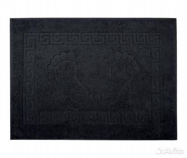 Черные полотенца оптом - 10 шт, 70*140, 450 гр