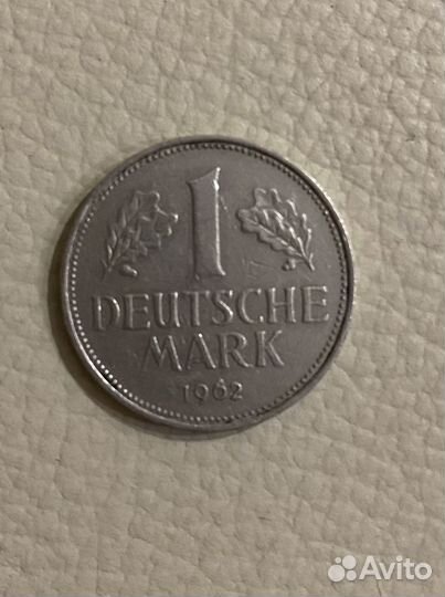 1 deutsche mark 1962 года